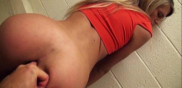  Skinny blonde college girl ass fucked Amanda Tate 1 2